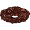 Ekena Millwork Orrington Ceiling Medallion (Canopies up to 4 3/4"), 19 5/8"OD x 4 3/4"ID x 1 3/4"P, Antique Copper CM19ORACS - alternate 4